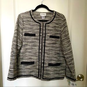 C.D. Petites Tweed Jacket